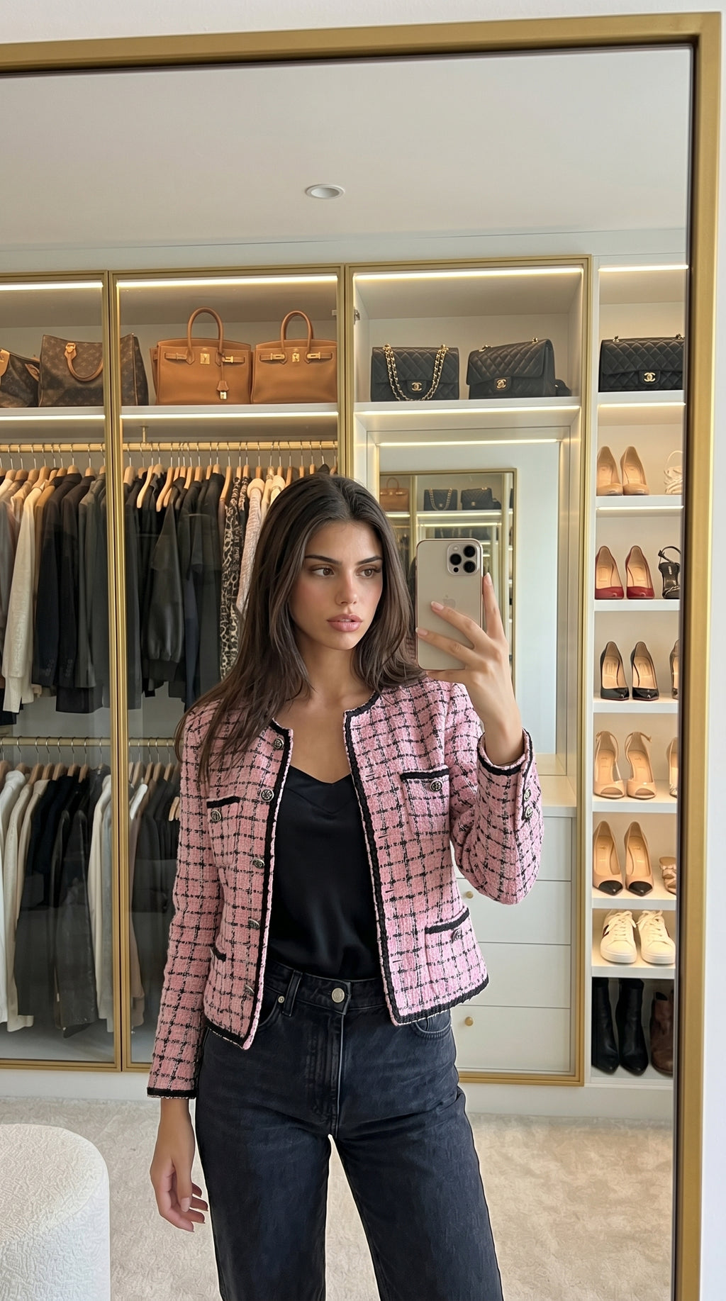 Luxury Mirror Fit Check (100 Prompts)